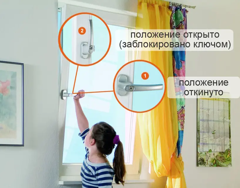 окно с детской безопасностью