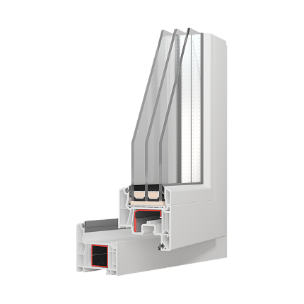 вікно з профілю Veka Softline 76